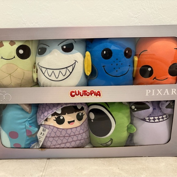 disney cuutopia Other - Disney Cuutopia 100 series Pixar Plush Nemo and Monsters inc set
